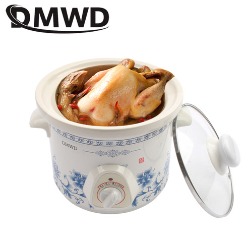 Mini cocina lenta eléctrica para el hogar DMWD 140 W MINI máquina de cocina de cerámica de maceta de sopa ► Foto 1/6