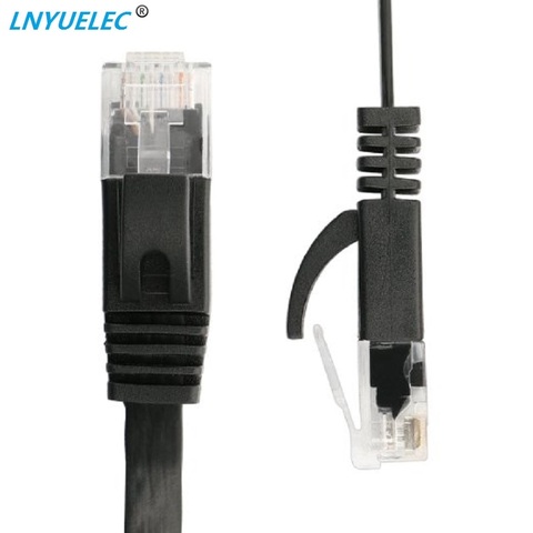 ¡15 cm 3ft1! 5ft 1 m 2 M 3 m 10ft 5 m 10 m 15 m 20 m 30 m cable CAT6 plano UTP Cable de red Ethernet RJ45 parche cable LAN color blanco negro ► Foto 1/6