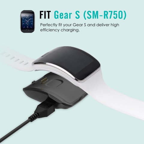 Gear S (SM-R750)-cargador de repuesto, base de carga para Samsung Gear S Smart Watch SM-R750, con Cable Micro USB ► Foto 1/6