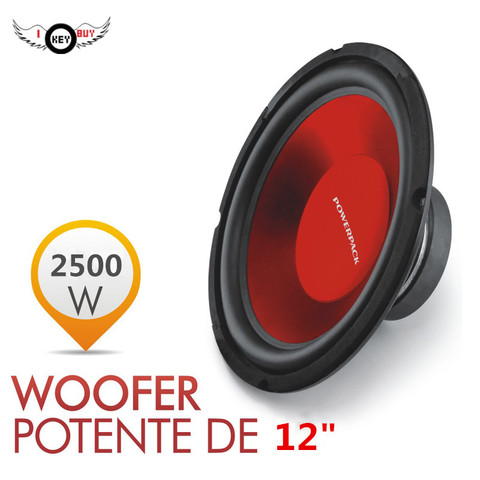 I Key comprar Super Power 12 pulgadas altavoz de coche-estilo 2500 W Subwoofer graves accesorios de Audio automático completo altavoz Woofer de rango ► Foto 1/1