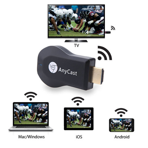 M2 Anycast Compatible con HDMI TV Stick HD 1080P Miracast DLNA pantalla WiFi Airplay receptor de TV adaptador inalámbrico Dongle Android BHE3 ► Foto 1/4