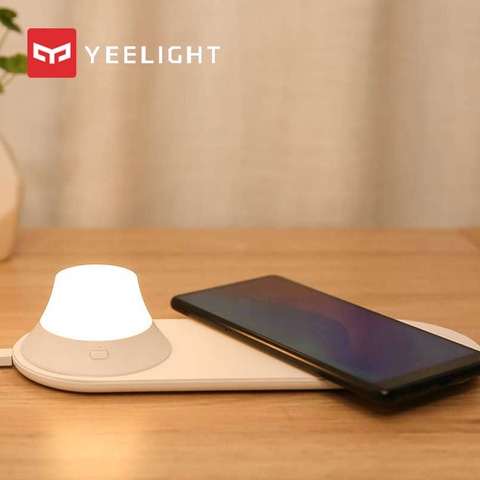 Yeelight-cargador inalámbrico con luz LED nocturna, dispositivo magnético de carga rápida para teléfonos iPhone, Samsung, Huawei ► Foto 1/5