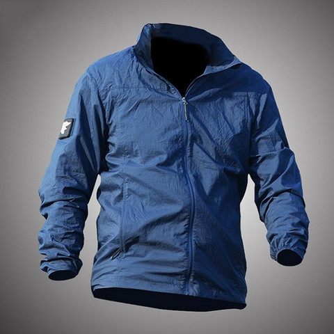 Deportes al aire libre protección solar de secado rápido Thin piel ropa chaqueta impermeable Anti uv transpirable con capucha windbreaker Tactical coat tops ► Foto 1/6