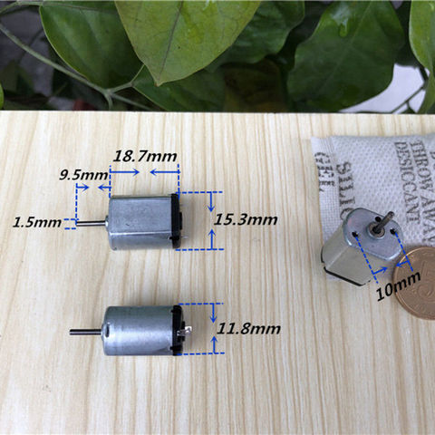 FF-030PK-13110 DC 1,5 V-4,5 V 3V 11800RPM de alta velocidad Micro Mini 15mm del eje del Motor de 1,5mm de diámetro ► Foto 1/1