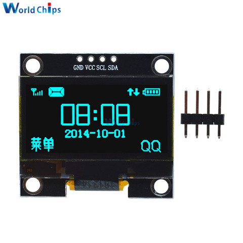 Módulo de pantalla LCD OLED I2C Serial 1,3x64, 1,3 