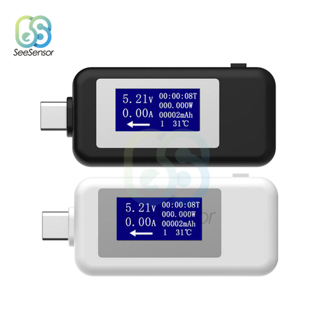 Probador USB multifunción, Detector de cargador tipo c, voltímetro Digital de CC, amperímetro, medidores de voltaje de corriente ► Foto 1/6