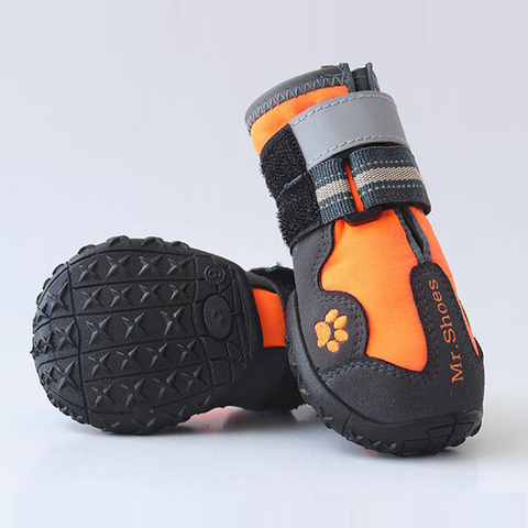 Zapatos para perros deportivos de montaña, suelas de PVC resistentes al agua, reflectantes, perfectas para perros pequeños, medianos y grandes ► Foto 1/6
