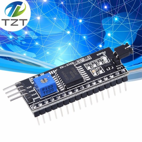 La CII I2C TWI interfaz de serie SPI puerto para placa para Arduino 1602 LCD 2004 LCD1602 adaptador placa LCD módulo convertidor adaptador PCF8574 ► Foto 1/6