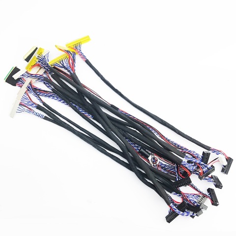 7-27 pulgadas universal lvds cable kit 14 unids/lote para LED pantalla LCD ► Foto 1/4