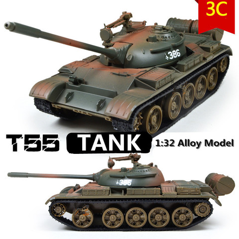 Modelo militar, modelo de aleación 1:32 t55, tanque MBT, tanques de Metal, coches fundidos, buen regalo, envío gratis ► Foto 1/5