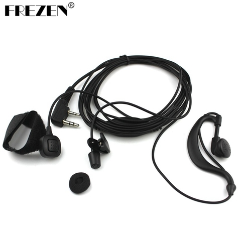 Colgantes orejas auriculares dedo PTT del auricular con micrófono TK enchufe de auriculares para Kenwood Radio BAOFENG UV-5R UV-5RE más UV-82 GT-3 ► Foto 1/2