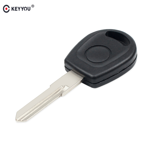 KEYYOU transpondedor llave de coche para el viejo VW Jetta Volkswagen POLO BORA PASSAT sin cortar HU49 hoja Fob Chip Shell ► Foto 1/6