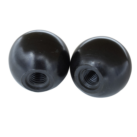 Pomo de bola negro M6/M8/M10/M12/M16, 25-50mm de diámetro de la bola baquelita, palanca de Bola negra para reemplazo de herramientas de máquina ► Foto 1/4