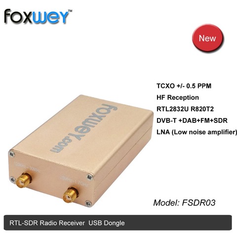 Nuevo RTL SDR RTL2832U R820T2 HF AM TXCO SMA para ADSB... AIS... ACARS... POCSAG... APRS la NOAA APT los satélites meteorológicos DAB jamón radio ► Foto 1/6