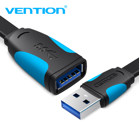 Vention USB 3,0 Cable Super velocidad de USB Cable de extensión macho a hembra 0,5 m 1m 1,5 m 2m 3m USB de sincronización de datos de Cable de extensión ► Foto 1/6