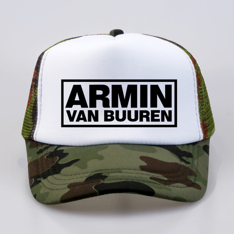 Armin Van Buuren-gorra de béisbol para mujer y hombre, gorro de malla fresco para Fans de DJ y camionero, gorra de béisbol en forma de triángulo, gorro para escuchar música ► Foto 1/6