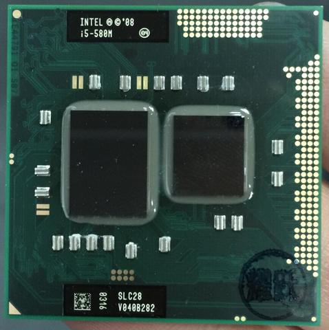 Procesador Intel Core i5 i5-580M 580 M ordenador portátil CPU PGA988 cpu 100% funciona correctamente ► Foto 1/2