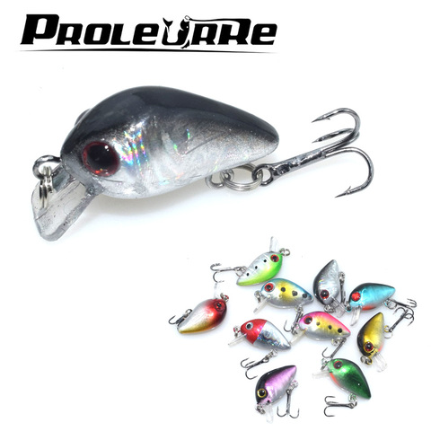 Proleurre-Mini Señuelos de Pesca, accesorios de Pesca Crazy Wobbler Crankbaits, 3cm, 1,5g, 1 Uds. ► Foto 1/6