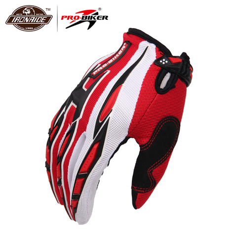 Guantes de carreras protectores de dedo completo para motocicleta, para verano ► Foto 1/6