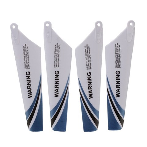 ABWE Syma 4 piezas de repuesto para cuchillas para helicóptero rotor rc S107 azul ► Foto 1/6