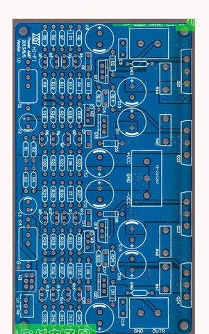 2 unids/lote térmica amplificador de potencia, simétrico completo componente discreto, amplificador de potencia, tablero vacío (PCB, ningún componente) ► Foto 1/2