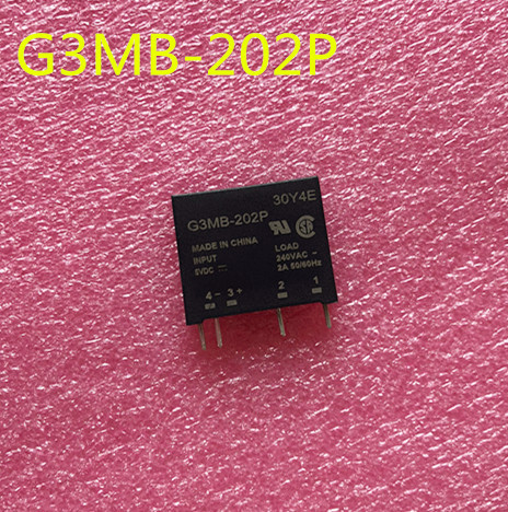 Relé de estado sólido G3MB-202P-5VDC G3MB-202P-5V G3MB-202P DC-AC PCB SSR en 5VDC a 240V AC 2A ► Foto 1/1