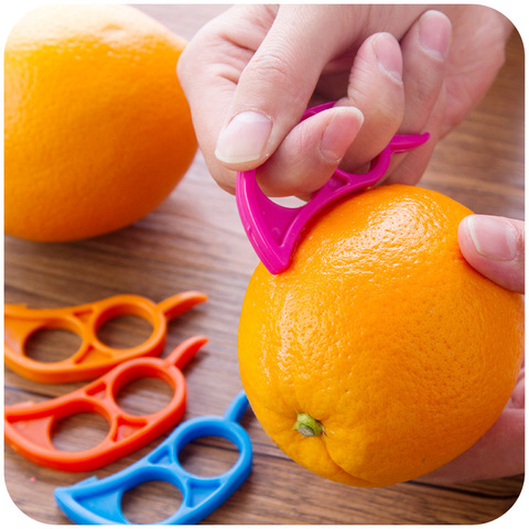 1 piezas creativo naranja Peelers Zesters limón cortador fácil abrelatas Citrus cocina Herramientas Gadgets ► Foto 1/4
