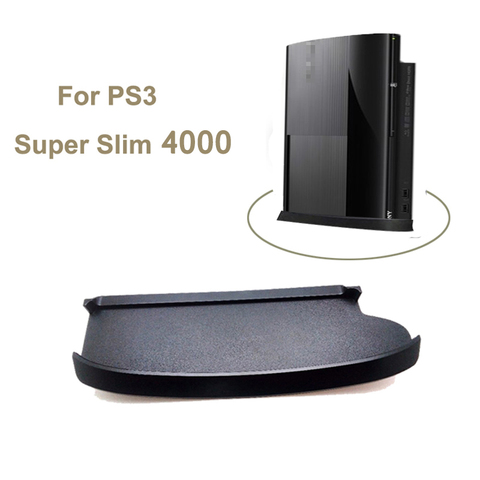 Prueba de derrape consola soporte Vertical para Sony Playstation Super Slim 4000 juego de consola de soporte plástico Base para PS3 Slim 4000 ► Foto 1/6