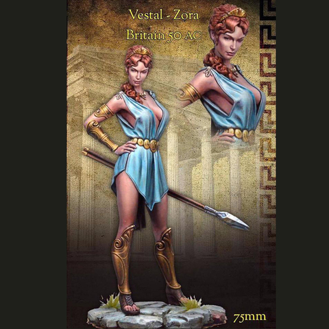 1/24 Zora, Vestal de Roma kit de resina figura GK sin recubrimiento sin color ► Foto 1/1