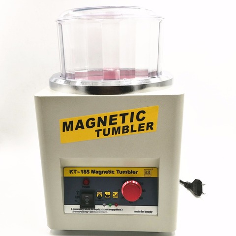 Magnética eléctrica máquina de pulido limpieza pulido KT-185 magnético desbarbado equipo joyería magnética de la máquina de pulido ► Foto 1/5