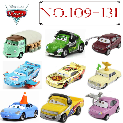 No.109-135 Disney Pixar coches 3 2 METAL FUNDICIÓN coches Disney McQueen 1:55 Diecast colección poco común chico juguetes para niños de regalo ► Foto 1/6
