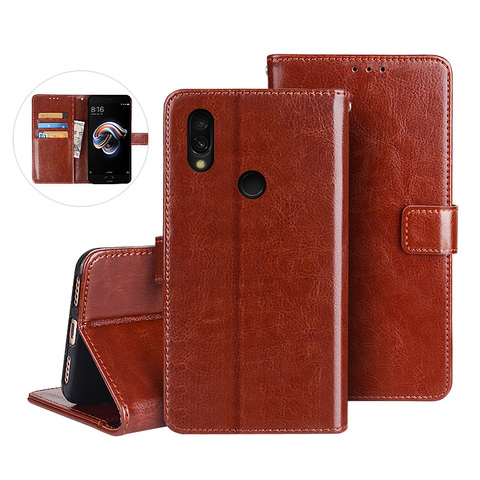 Funda abatible para Xiaomi Redmi 7, funda magnética de cuero para Xiaomi Redmi Note 7 Pro Redmi7 Note 7, tarjetero ► Foto 1/6