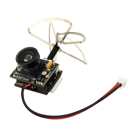 Novedad, Eachine TX02 Super Mini AIO 5,8G 40CH 200mW VTX 600TVL 1/4 Cmos Cámara FPV para multicóptero FPV ► Foto 1/5