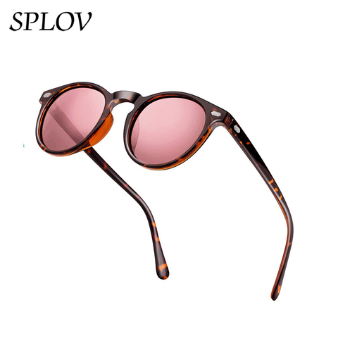 Gafas De Sol polarizadas para hombre y mujer, lentes TAC redondos TR90, montura De marca De diseñador, gafas De Sol De conducción, UV400 ► Foto 1/6