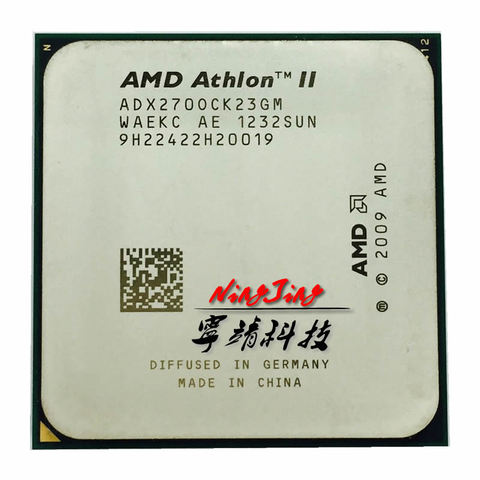 AMD Athlon II X2 270 Dual Core 3,4 GHz CPU procesador ADX270OCK23GM hembra AM3 ► Foto 1/1