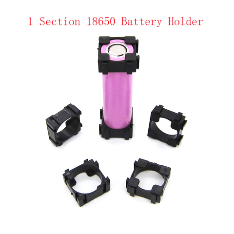 Soporte de batería de litio de 1 sección 18650, soporte de batería de vehículo eléctrico, soporte de combinación fija, 1 soporte de batería de litio ► Foto 1/3