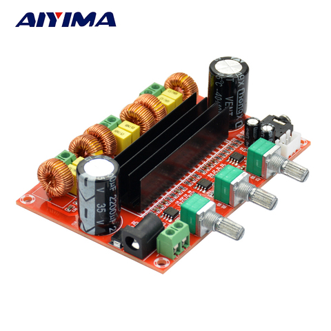 AIYIMA TPA3116 2,1 amplificador de Audio Digital placa TPA3116D2 Subwoofer amplificadores de altavoz DC12V-24V 2*50W + 100W ► Foto 1/6