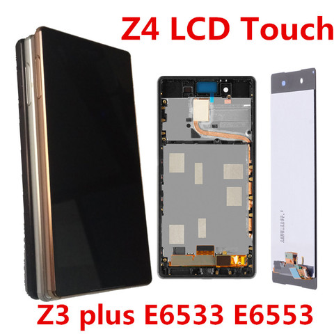 Pantalla LCD IPS de 5,2 pulgadas para SONY Xperia Z3 Plus, pantalla táctil con Marco, E6533, E6553 ► Foto 1/6