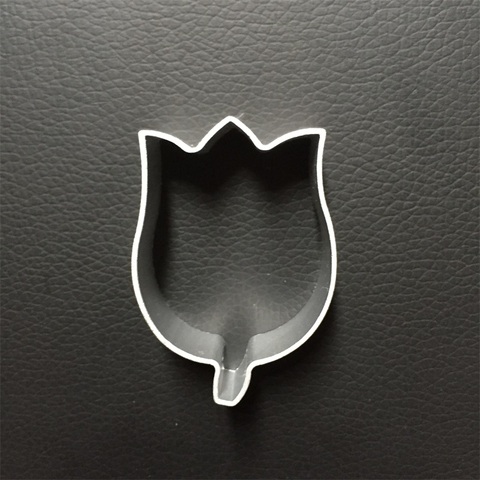 Molde cortador de galletas en forma de flor de tulipán, aleación de aluminio, novedad ► Foto 1/3