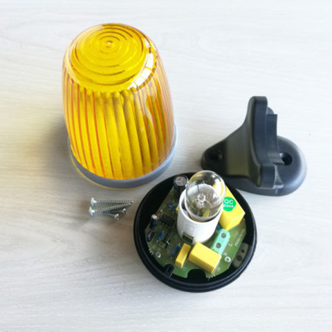 Lámpara intermitente de 220V montada en la pared, luz de alarma para puerta corredera y oscilante ► Foto 1/6