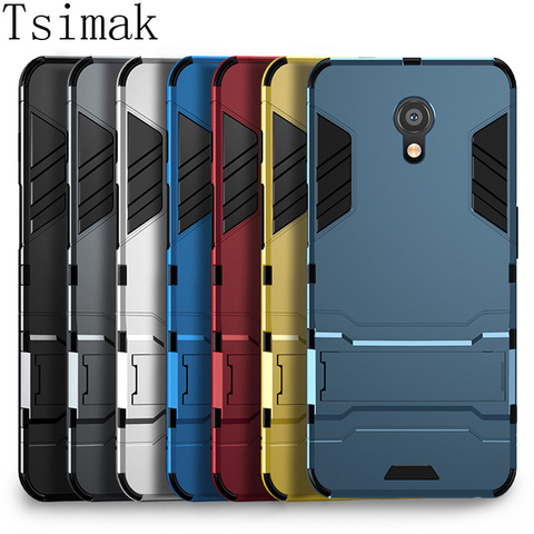 Funda Armor para Meizu M6S M6T M6 Note M3 M5 M5s M5c Pro 6 Plus 15 Lite M15 E2 E3 A5 funda de teléfono funda transparente de goma Coque ► Foto 1/6