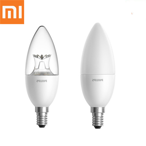 Original Xiaomi Mijia lámpara LED inteligente Wifi Control remoto por MIHOME APP E14 bombilla de 3,5 W 0.1A 220-240V inalámbrico Kits de hogar inteligente ► Foto 1/6