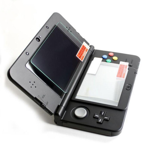 Protector de pantalla LCD de vidrio templado superior + Protector de película protectora de cubierta completa transparente para Nintendo Small New 3DS la consola ► Foto 1/5