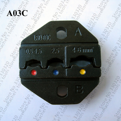 Troqueles de prensado A03C, para preTerminal aislado y conector ► Foto 1/1