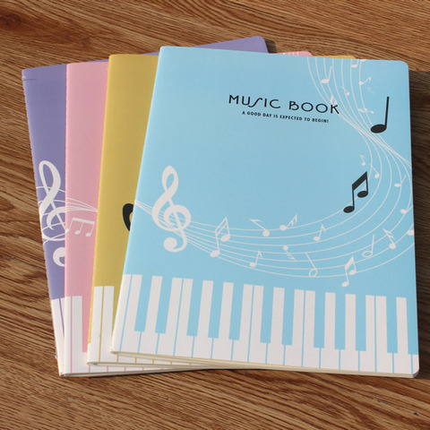 Libro de partituras creativo de 36 hojas, libreta de música sencilla de Piano a la moda para estudiantes, libro de ejercicios de música práctico, 1 Uds. ► Foto 1/6
