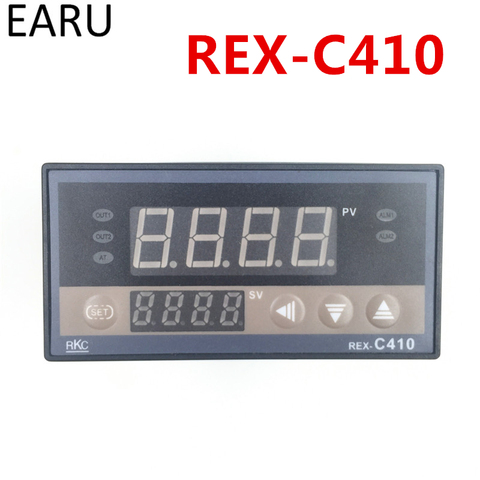 Controlador de temperatura Digital PID, REX-C410 RKC, 48x96mm, Horizontal, termopar de entrada K,PT100, salida de relé J para calor ► Foto 1/6