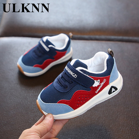 Zapatos casuales ULKNN para chico, nuevos zapatos deportivos para niños, zapatos casuales de malla transpirable para niños pequeños ► Foto 1/4
