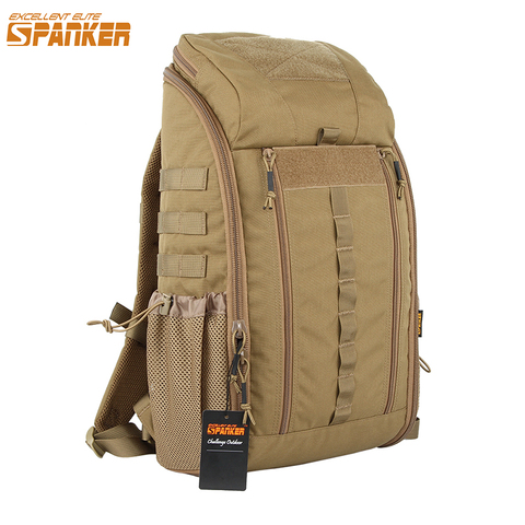 Excelente ELITE SPANKER al aire libre MOLLE hombres Camo mochilas para dos-forma de Nylon de la cremallera mochila caza impermeable primera ayuda mochila ► Foto 1/6