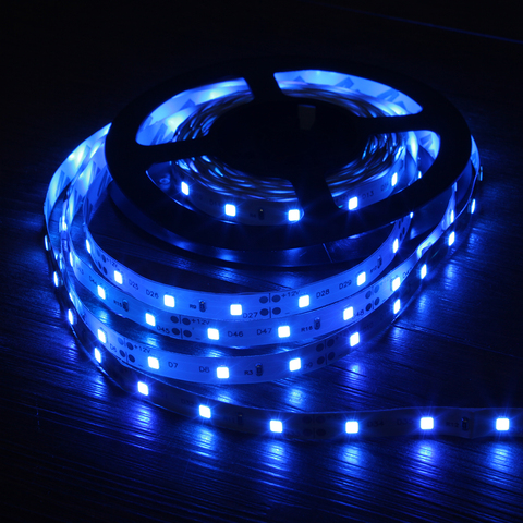 5M 2835 RGB LED tira de luz 300 LEDs cc 12V rojo verde azul cálido blanco frío Flexible SMD 2835 cinta de diodos LED cinta lámpara ► Foto 1/6