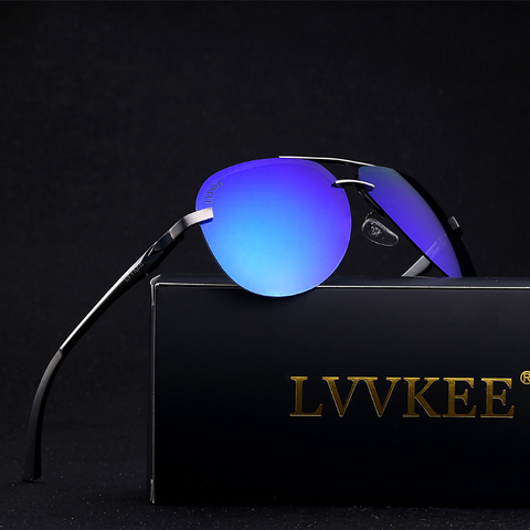 2017 lvvkee marca TOP Design hombres polarizadas Gafas de sol conducción Gafas de sol UV400 lujo rayos calientes marcas de embalaje original glasse ► Foto 1/6